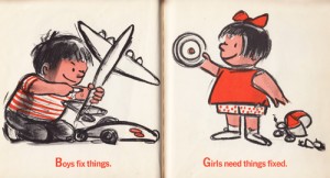 Illustration from the 1970 book “I'm Glad I'm a Boy!: I'm Glad I'm a Girl!”